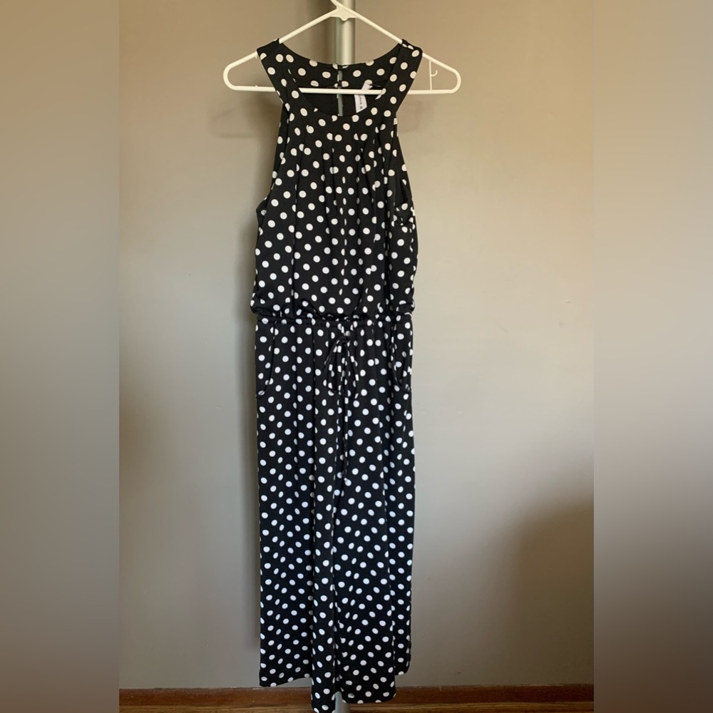 Emma & Michele Polka-dot Jumpsuit